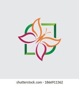 Beauty Butterfly Vector icon design
