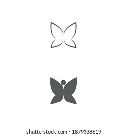 Beauty Butterfly Vector icon design