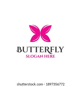 Butterfly Morph Logo Template Icon Symbol Stock Vector (Royalty Free ...