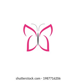Beauty Butterfly Vector icon design