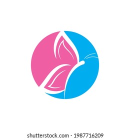 Beauty Butterfly Vector icon design