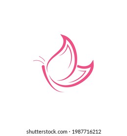 Beauty Butterfly Vector icon design