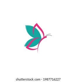 Beauty Butterfly Vector icon design