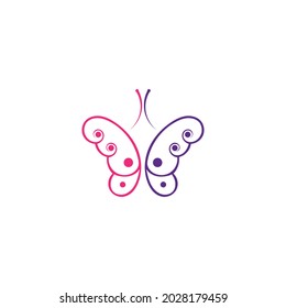 Beauty Butterfly Vector icon design