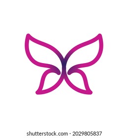 Beauty Butterfly Vector icon design