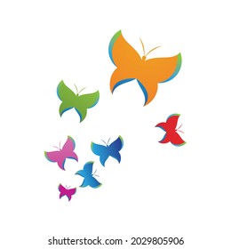 Beauty Butterfly Vector icon design