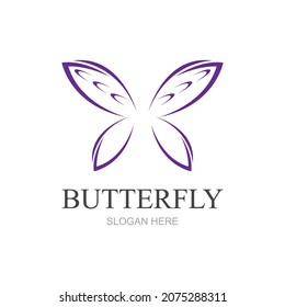 Beauty Butterfly Vector icon design