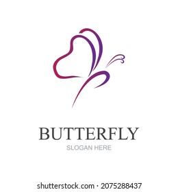 Beauty Butterfly Vector icon design