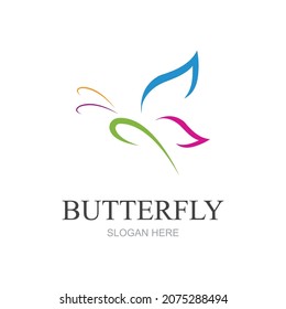 Beauty Butterfly Vector icon design