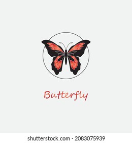 Beauty Butterfly Vector icon design
