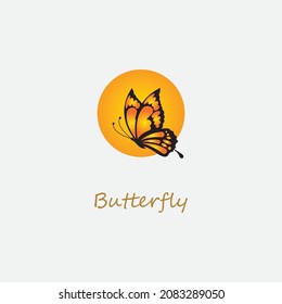 Beauty Butterfly Vector icon design