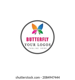 Beauty Butterfly Vector icon design