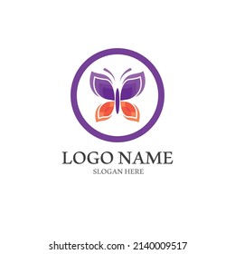 Beauty Butterfly Vector icon design illustration