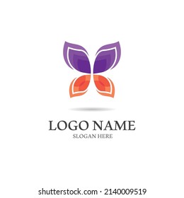 Beauty Butterfly Vector icon design illustration