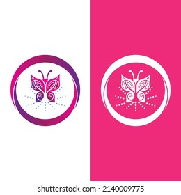 Beauty Butterfly Vector icon design illustration