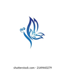 Beauty Butterfly Vector icon design