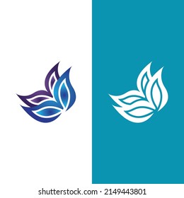 Diseño de iconos de Beauty Butterfly Vector