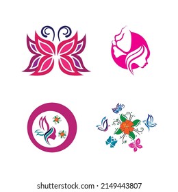 Beauty Butterfly Vector icon design