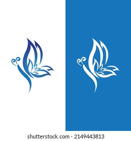 Beauty Butterfly Vektorsymbol-Design