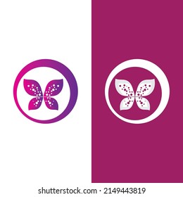 Beauty Butterfly Vector icon design