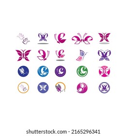 Beauty Butterfly Vector icon design