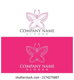 Beauty Butterfly Vector icon design