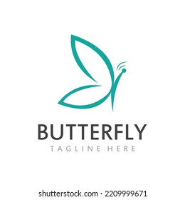 Beauty Butterfly Vektorsymbol-Design