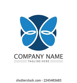 Beauty Butterfly Vector icon design animal