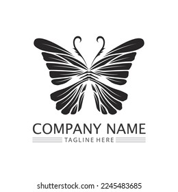 Beauty Butterfly Vector icon design animal