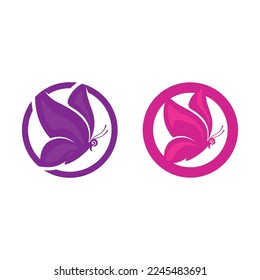 Beauty Butterfly Vector icon design animal