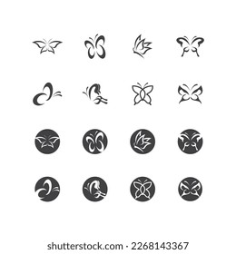 Beauty Butterfly Vector icon design
