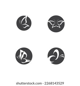 Beauty Butterfly Vector icon design