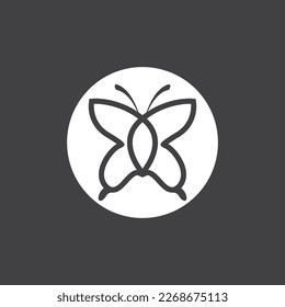 Beauty Butterfly Vector icon design