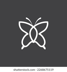 Beauty Butterfly Vector icon design