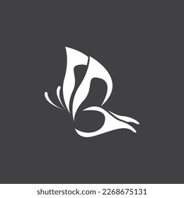 Beauty Butterfly Vector icon design