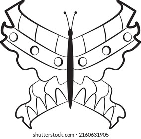 Vorlage für Beauty Butterfly-Vektorgrafik-Logo