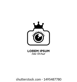 Beauty Camera logo vector icon illustration