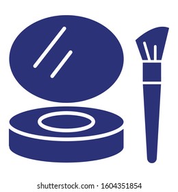 
Beauty care, blush on kit Isolated Vector icon which can be easily modified or edited
