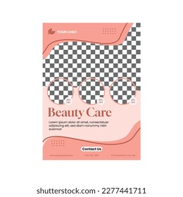 Beauty Care Flyer Template Design