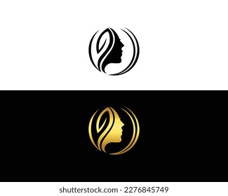 Beauty Care And Hair Salon Logo Icon Design Modern Creative Vector Template.