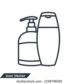 beauty care icon logo vector illustration. Skin Care symbol template for graphic and web design collection