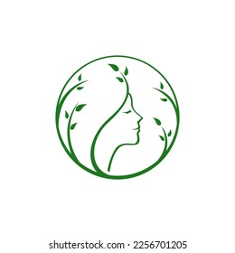 beauty care illustration vector logo