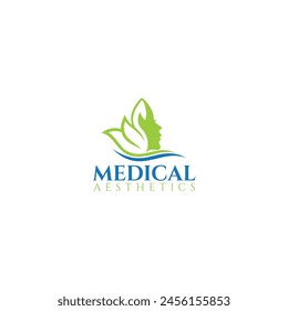 beauty care logo, skin care logo, woman, face, leaf, girl, beauty,  parlor logo, floral , fashion, nature beauty, spa, health, luxury logo
