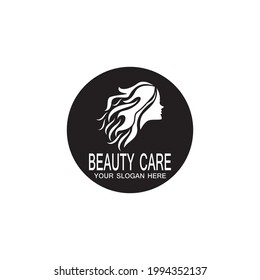 Beauty care logo vector template