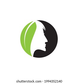 Beauty care logo vector template