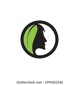 Beauty care logo vector template