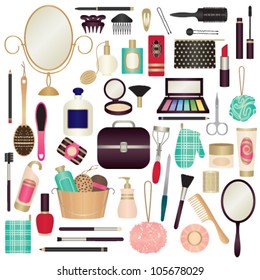 Beauty and care related symbols 1