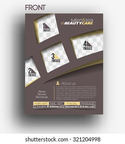 Beauty Care & Salon Flyer & poster Template