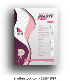 Beauty Care & Salon Flyer Template 