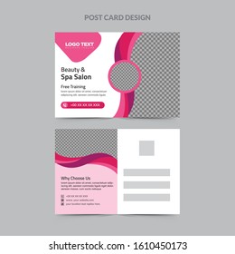 Beauty Care & Salon Poster Template. 